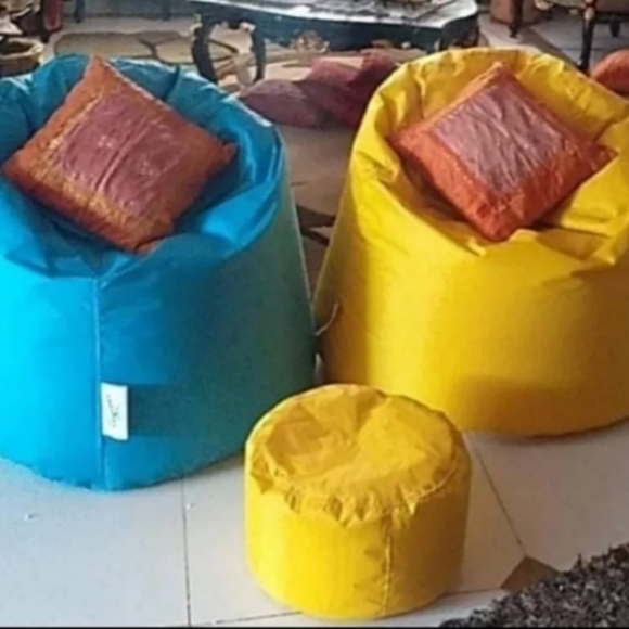 Size S Handmade In Egypt Beanbag Cover   waterproof Different colorsBRAND NEW - Picture 5 of 5